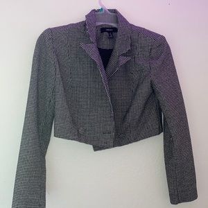 houndstooth blazer